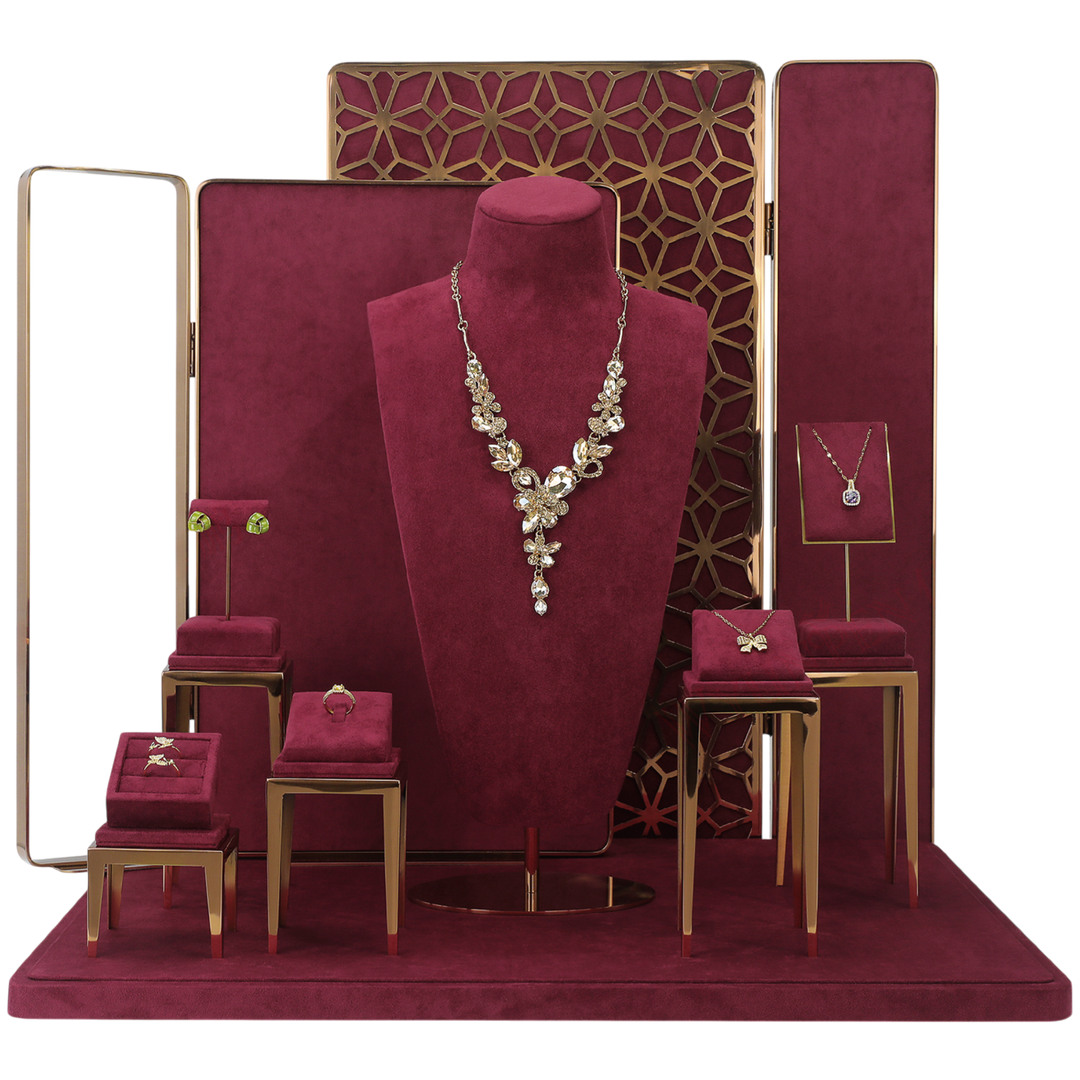 Jewelry Showcase Display Set - A075 Collection